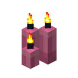 Три розовые свечи (горящие).png